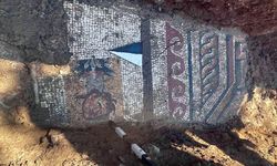 Altyapı çalışmasında 1500 yıllık mozaik bulundu