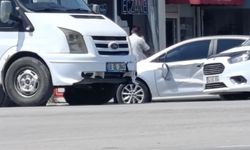 Van’da maddi hasarlı trafik kazası