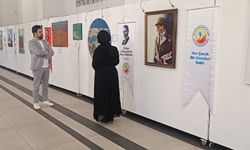 Van'da kimsesiz çocuklar yararına sergi