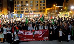 Van'da İsrail'in İran'a ve Gazze'ye yönelik saldırıları protesto edildi