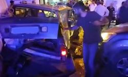 Van'da üç araç çarpıştı: 5 yaralı