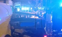 Van'da üç aracın karıştığı kazanın kamera görüntüleri ortaya çıktı