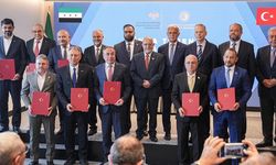 Türkiye-Suriye arasında imza töreni yapıldı