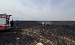 Nehil Sazlığı'nda çıkan yangın söndürüldü