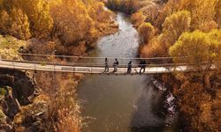Van'daki İnci Kefali Tabiat Parkı sonbahar renklerine büründü