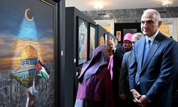 TBMM'de Gazze konulu sanat sergisi açıldı