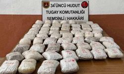 Hakkari sınırında 32 kilo uyuşturucu ele geçirildi