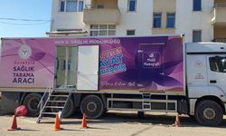 Mobil kanser tarama aracı Başkale'de