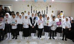 Erciş'te minik öğrencilerin Kur'an-ı Kerim heyecanı