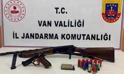 Van’da silah ele geçirildi