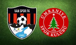Vanspor - Ümraniyespor maçı canlı yayınlanacak