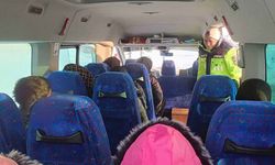 Van'da okul servisleri denetlendi