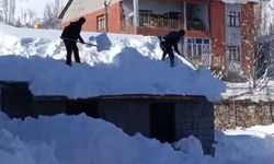 Hakkari'de kar kalınlığı 2 metreyi aştı