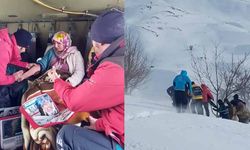 Bahçesaray’da hamile kadın helikopterle hastaneye ulaştırıldı