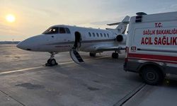 Van’da uçak ambulans bebek hastalar için havalandı