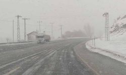 Kar yağışı Van-Bitlis yolunda etkili oluyor
