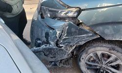 Van’da maddi hasarlı trafik kazası