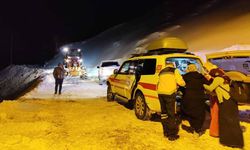 Hamile kadın 5.5 saatlik çalışmayla hastaneye ulaştırıldı