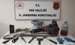 Van'da kaçak kazı operasyonu