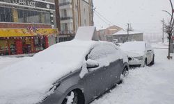 Başkale’de kar yağışı