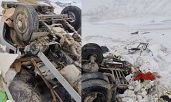 Kamyonet şarampole yuvarlandı: 1 kişi yaralandı