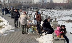 Van Gölü Sahili'nde yoğunluk