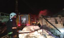 Van'da korkutan ahır yangını!