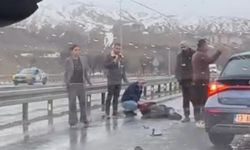 Otomobilin çarptığı bisiklet sürücüsü ağır yaralandı