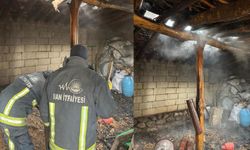 Van’ın Muradiye ilçesinde tandır evi yangını