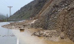 Hizan-Bahçesaray yoluna dökülen çamur ve kayalar temizlendi