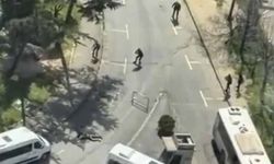 İsrail Başkonsolosluğu önünde silah sesleri