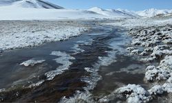 Van'da dondurucu soğuklar