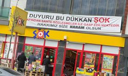 Van'da görenleri 'şok' eden pankart!