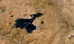 Van’da yağışların etkisi uydu görüntülerine yansıdı