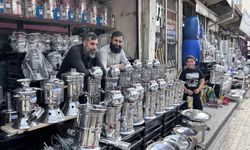 Van'da sıcaklar semaver ve mangal satışını artırdı