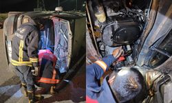 Edremit TOKİ'de trafik kazası: 3 yaralı!