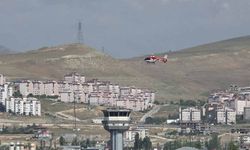 Ambulans helikopter kalp hastası için havalandı