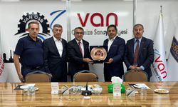 TÜRKONFED heyeti ve iş insanları Van OSB'de buluştu