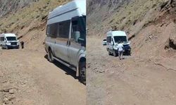 Cennet-Cehennem Vadisi'ne giden turistler yolda kaldı