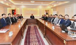 Vanspor heyeti Vali Ozan Balcı'yla görüştü