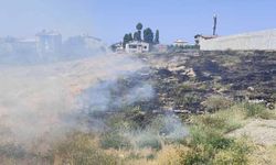 Tuşba'da Anız Yangını Söndürüldü