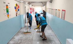 Denetimli serbestlik yükümlüleri camileri ve okulları temizledi