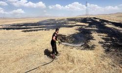 Van'da örtü üstü yangını