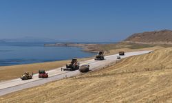 Van Gölü Sahil Yolu’nda son viraj
