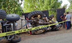 Van'da traktör yan yattı: 3 yaralı!