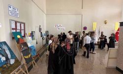 Yüksekova'da hastaların yaptığı ürünler ilgi gördü