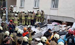 İstanbul'da 7 katlı bina çöktü