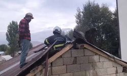 Tandır evinde çıkan yangın söndürüldü