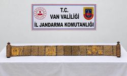 Van'da jandarmadan tarihi eser operasyonu