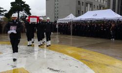 Van'da şehit düşen polis memuru için uğurlama töreni düzenlendi